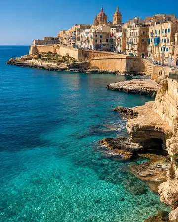 Il porto di Valletta a Malta