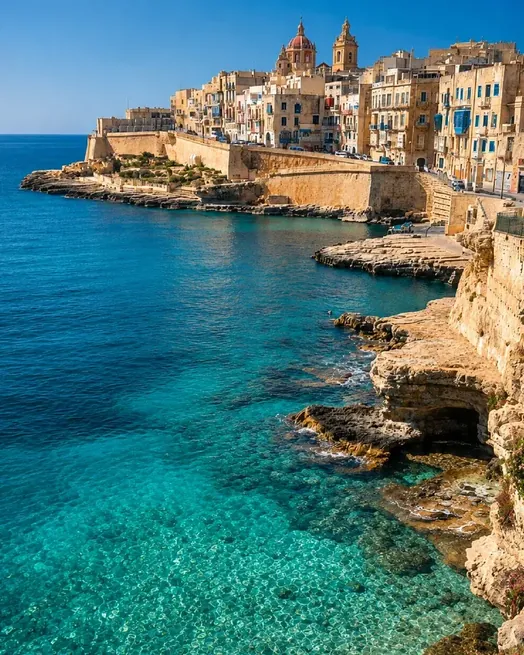 Il porto di Valletta a Malta