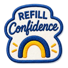 Patch ricamata Refill Confidence